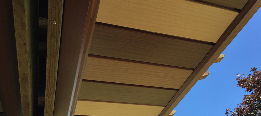 Woodgrain Gutter