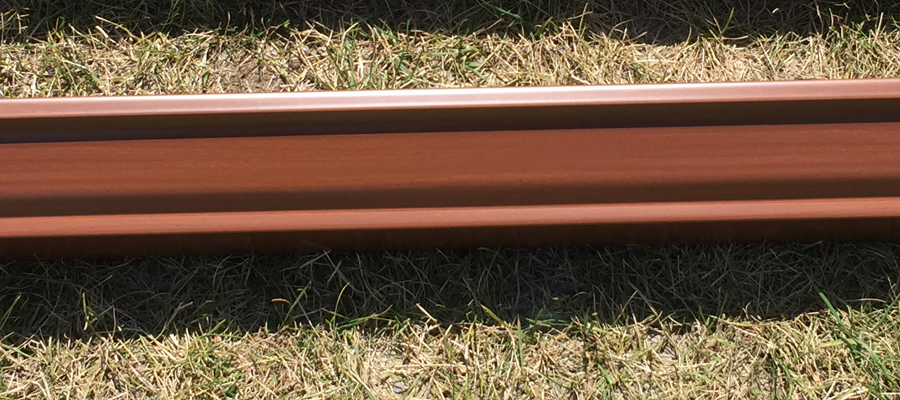 Woodgrain Gutter